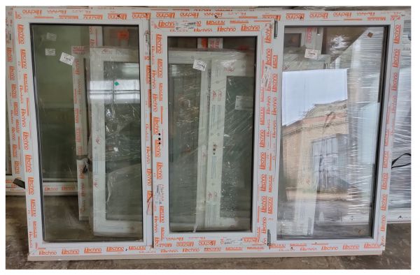 Окно пвх 120х180 поворотно-откидное